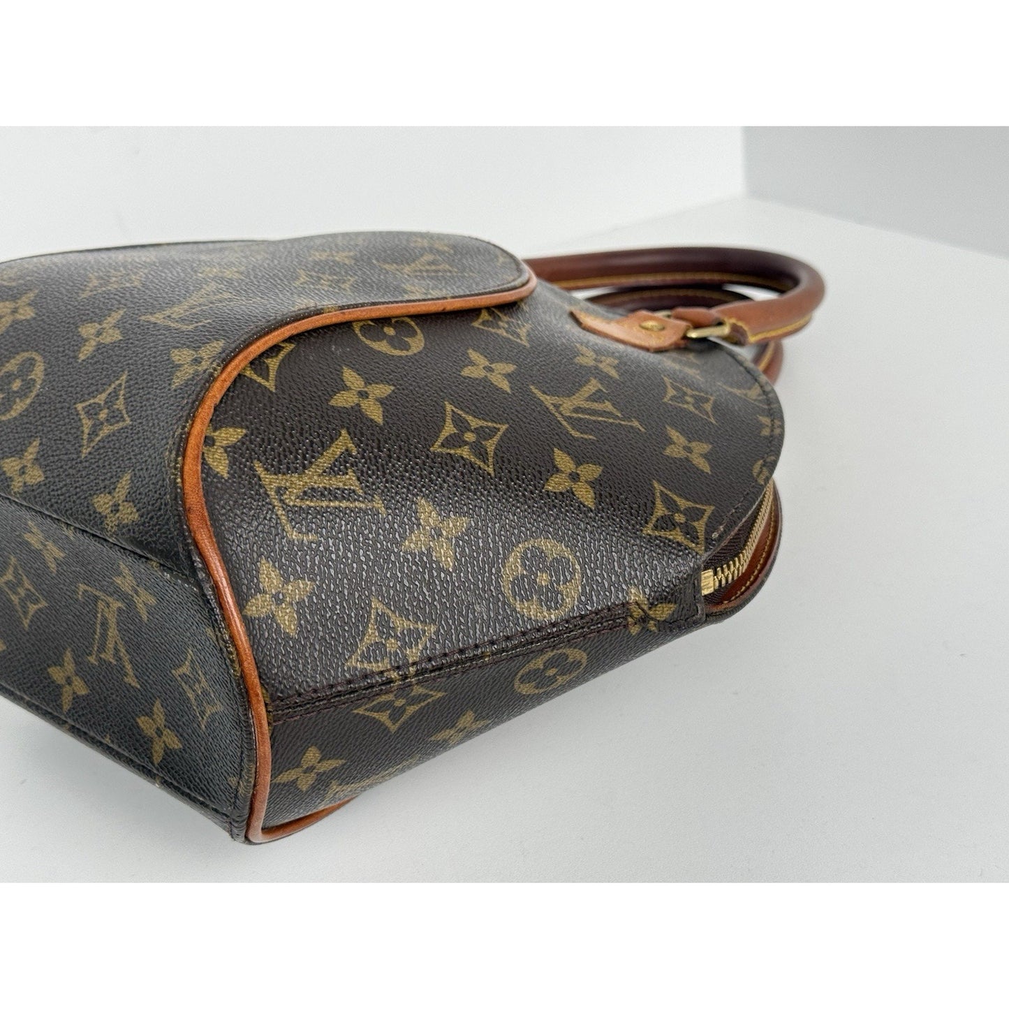 Louis Vuitton Monogram Ellipse PM Satchel Brown Canvas/Leather