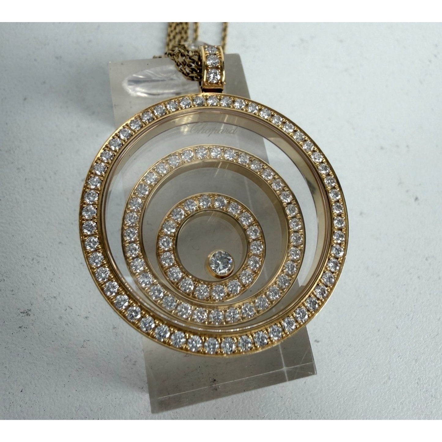 Chopard Happy Spirit Necklace in 18k Yellow Gold