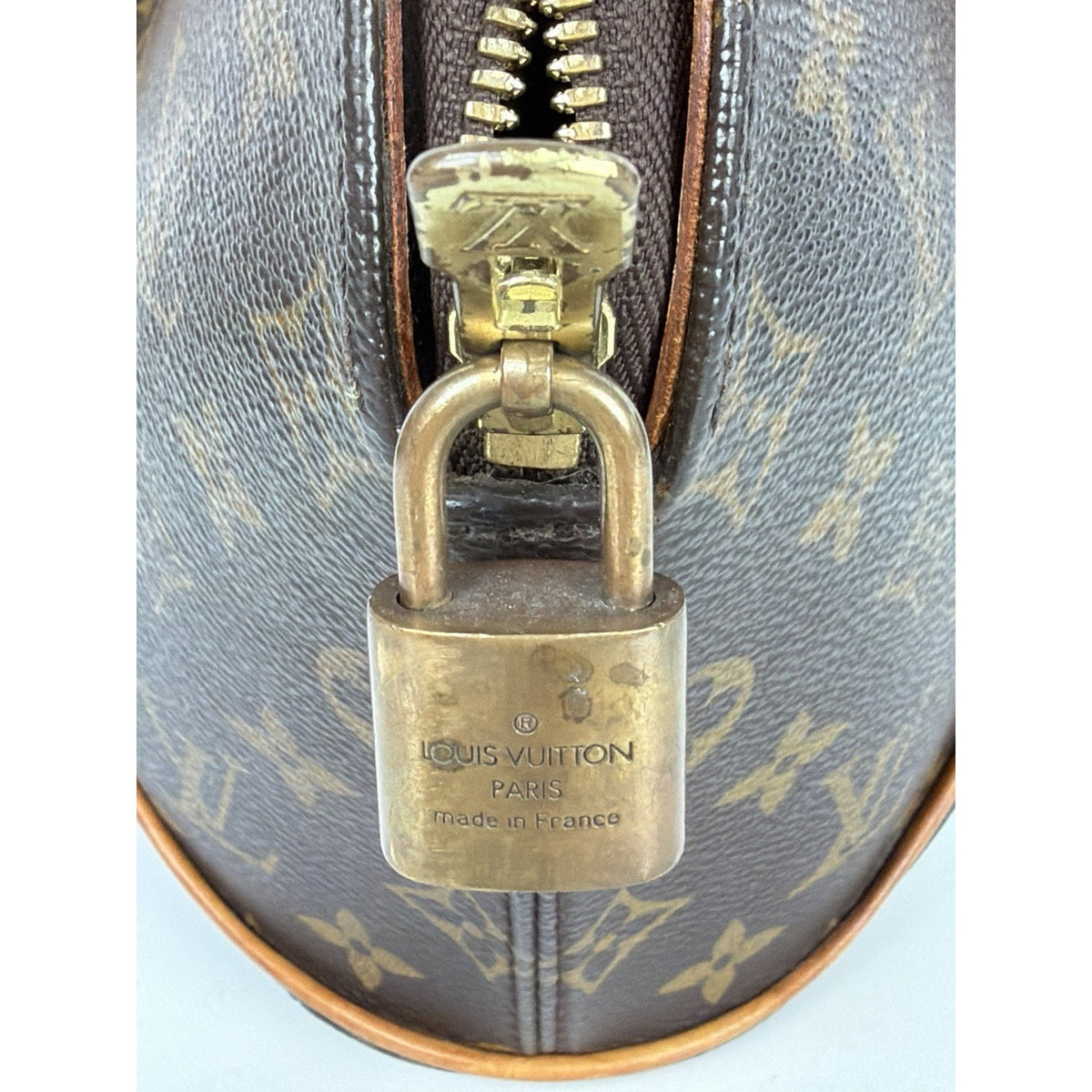 Louis Vuitton Ellipse PM Handbag in Brown LV Monogram Coated Canvas 2000 S08