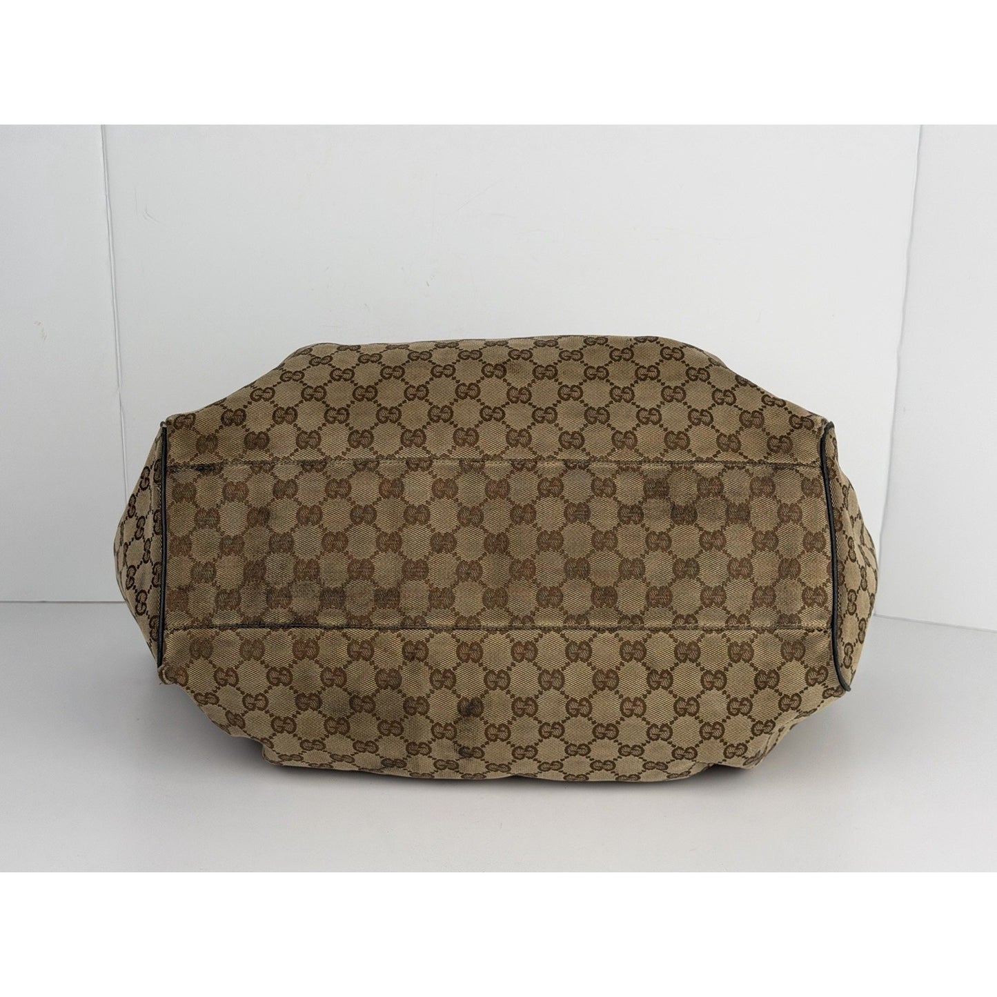 Gucci Sukey Tote Bag Large GG Beige Monogram Canvas and Leather S