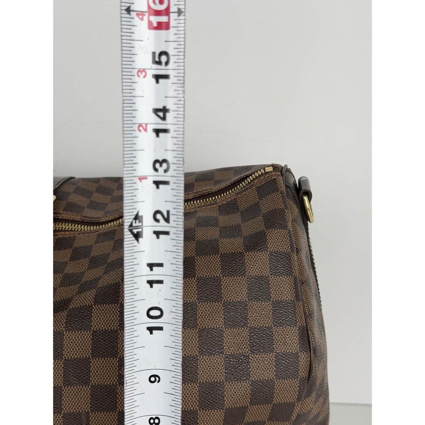 Louis Vuitton Keepall 55 Damier Ebene Brown Canvas Duffel Bag (2015)