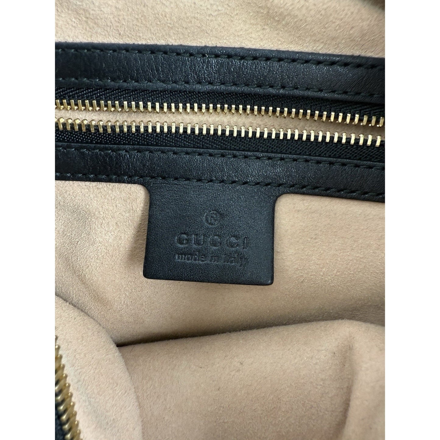 Gucci GG Apollo Black Leather Women’s Shoulder Bag