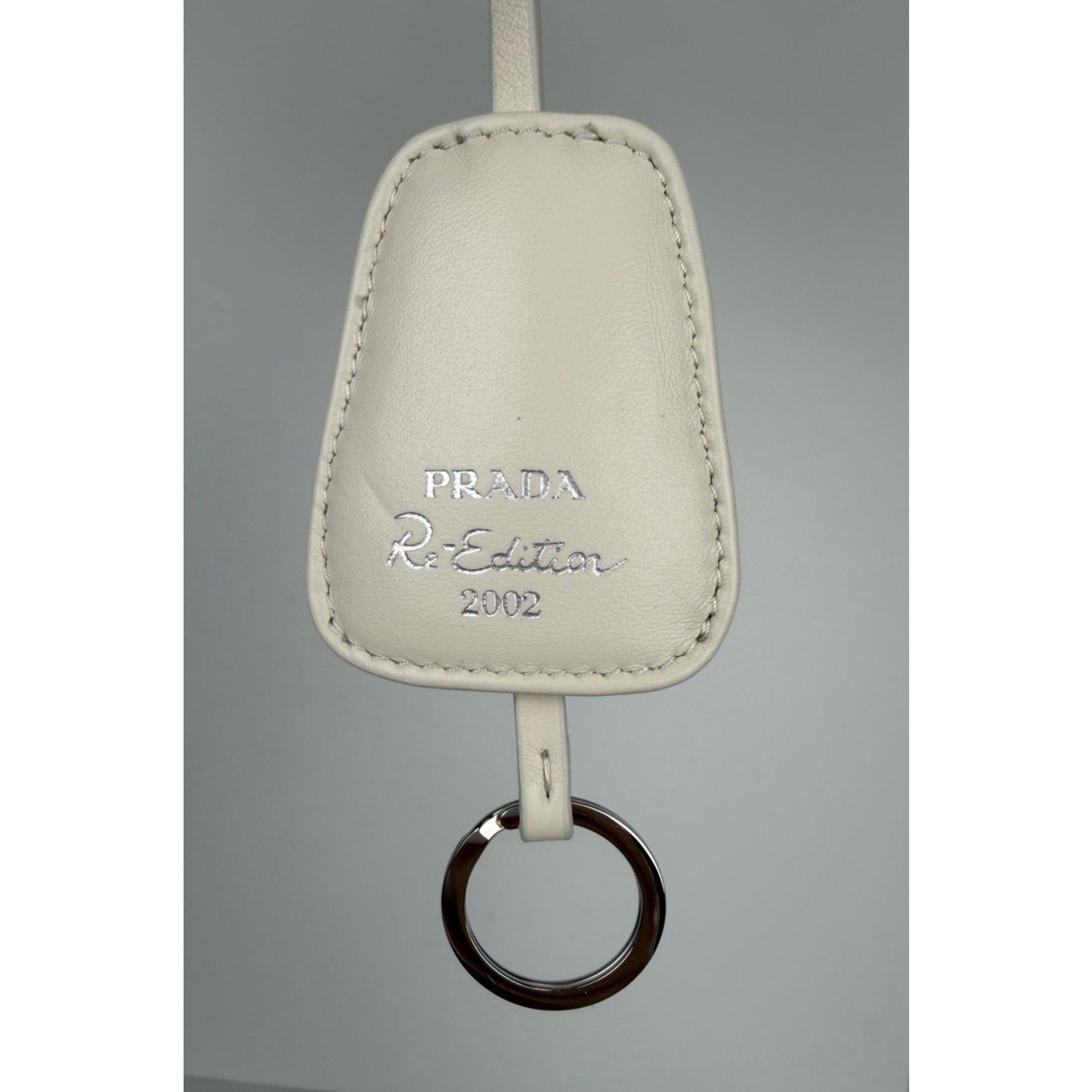 Prada Moon Padded Leather Small Hobo Bag in White Nappa Leather C9