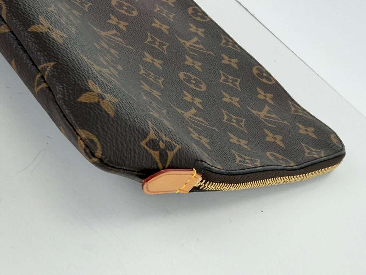 Louis Vuitton Etui Voyage MM Pouch Bag in Brown LV Monogram Coated Canvas 2018 YK-2