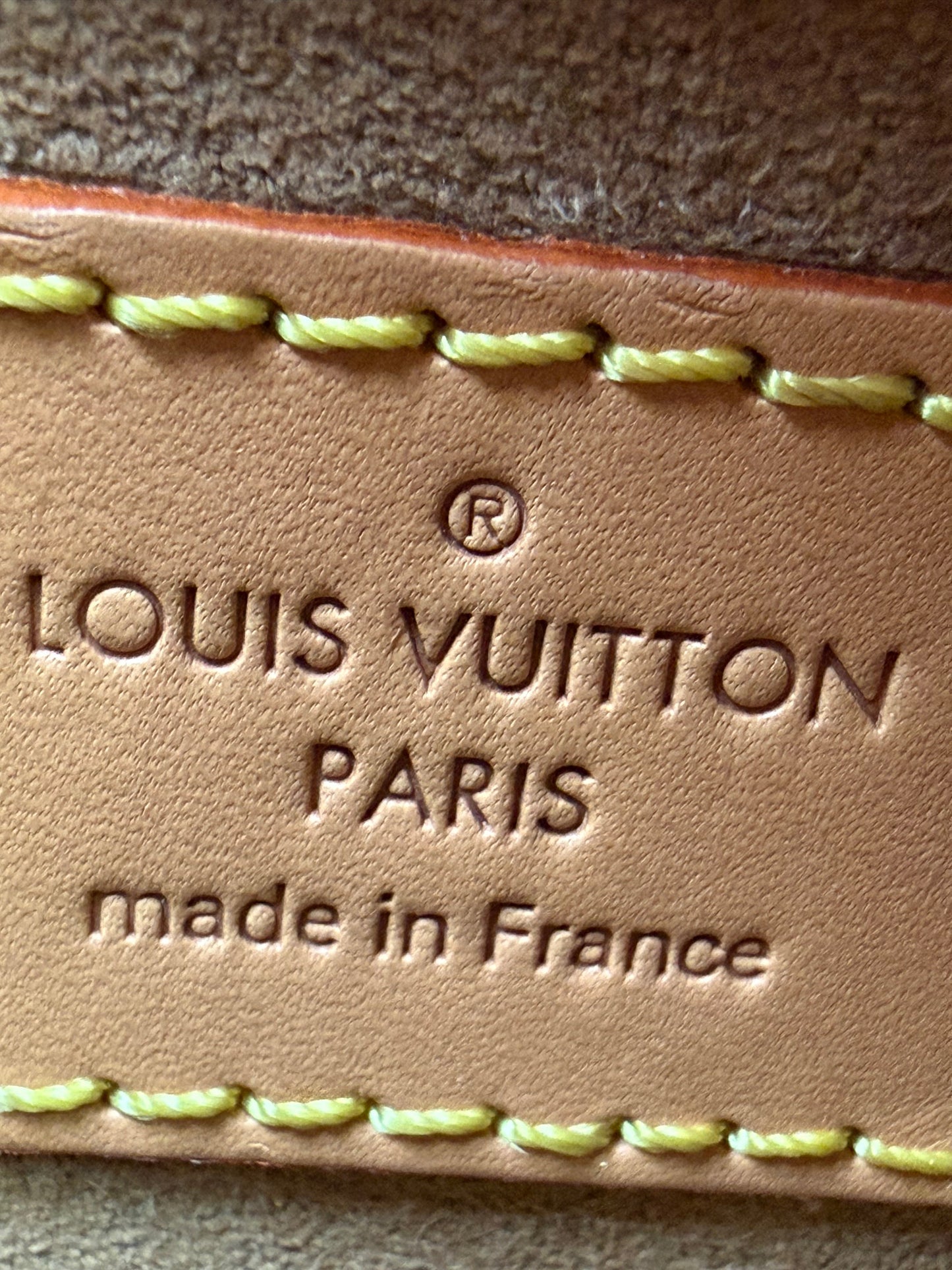 Louis Vuitton Loop Shoulder Bag in Brown LV Monogram Coated Canvas NFC YE-1