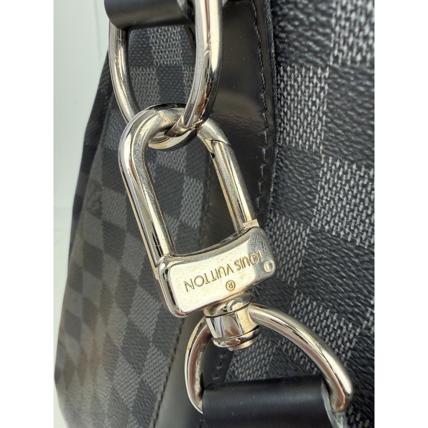 Louis Vuitton Keepall 55 Bandouliere Travel Bag in Damier Coated Canvas 2017 S