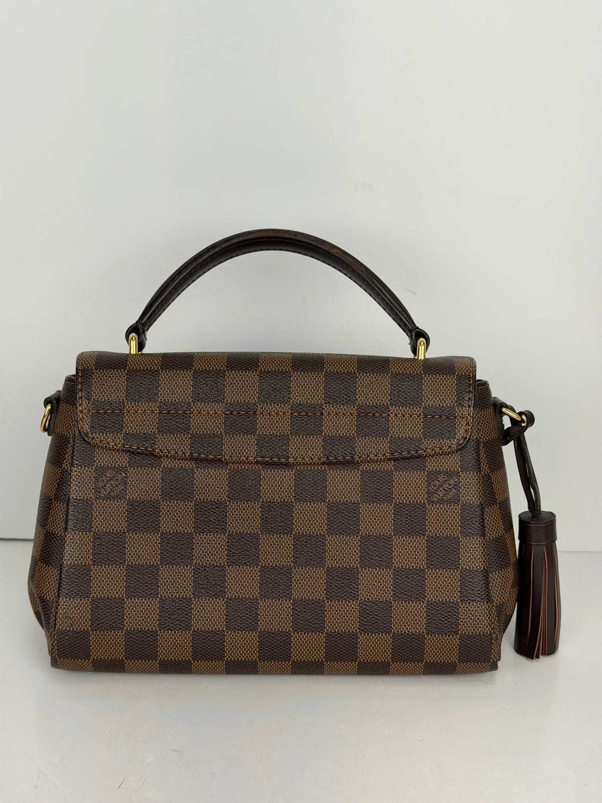 Louis Vuitton Croisette Handbag in Damier Ebene Coated Canvas NFC YE6