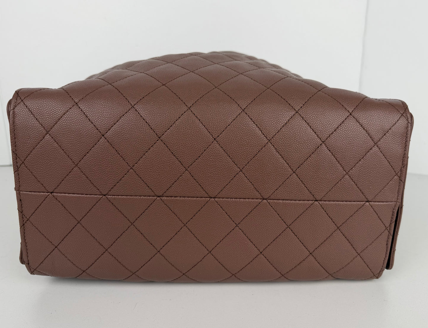Chanel 25 Medium Hobo Bag Brown Caviar Leather 2026