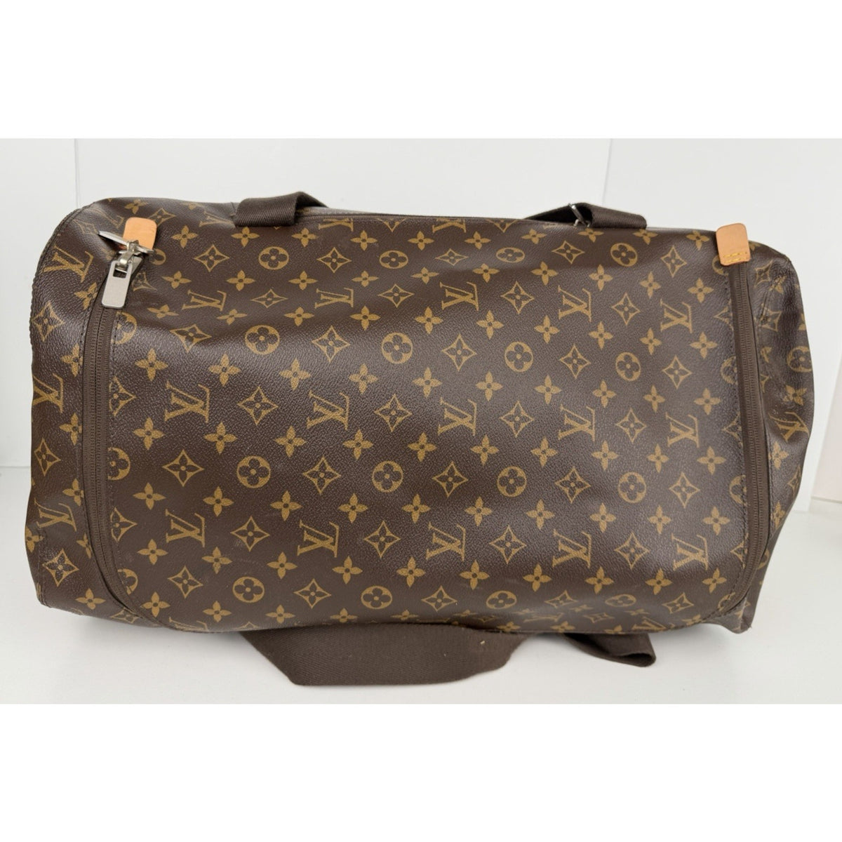 Louis Vuitton Monogram Horizon Soft Duffle 55 Bag Monogram Brown Canvas 2020 S
