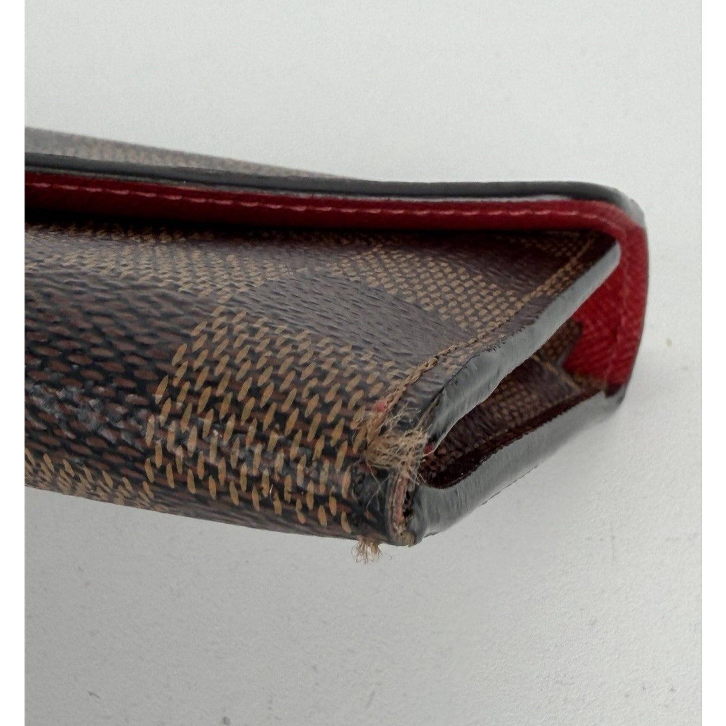Louis Vuitton Josephine Wallet in Damier Ebene Coated Canvas with Pouch 2019