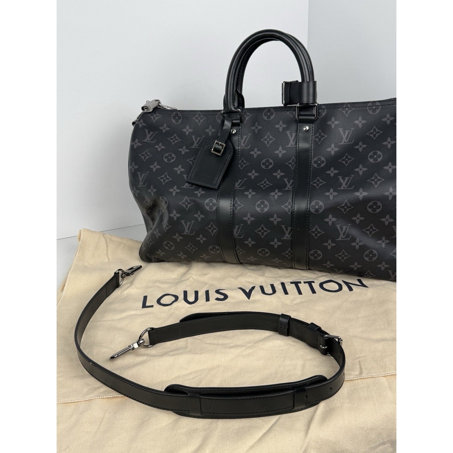 Louis Vuitton Damier Graphite Keepall Bandouliere 45