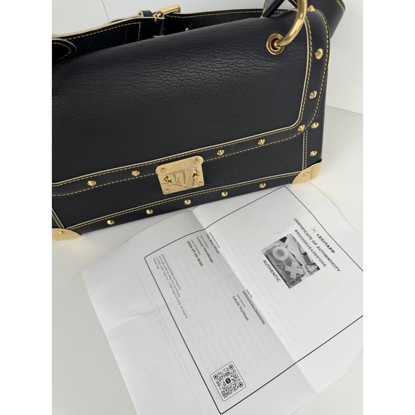 Louis Vuitton Le Talentueux Shoulder Bag Vintage Black Suhali Leather 2003 S13