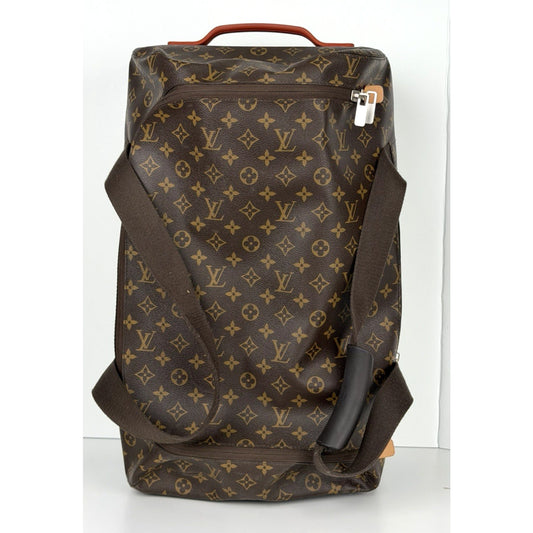 Louis Vuitton Monogram Horizon Soft Duffle 55 Bag Monogram Brown Canvas 2020 S