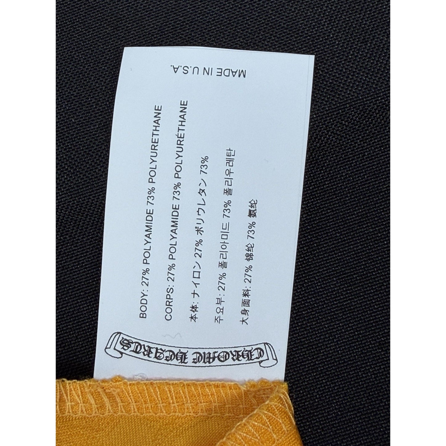 Chrome Hearts Stage Five CRPD Tank Top in Yellow