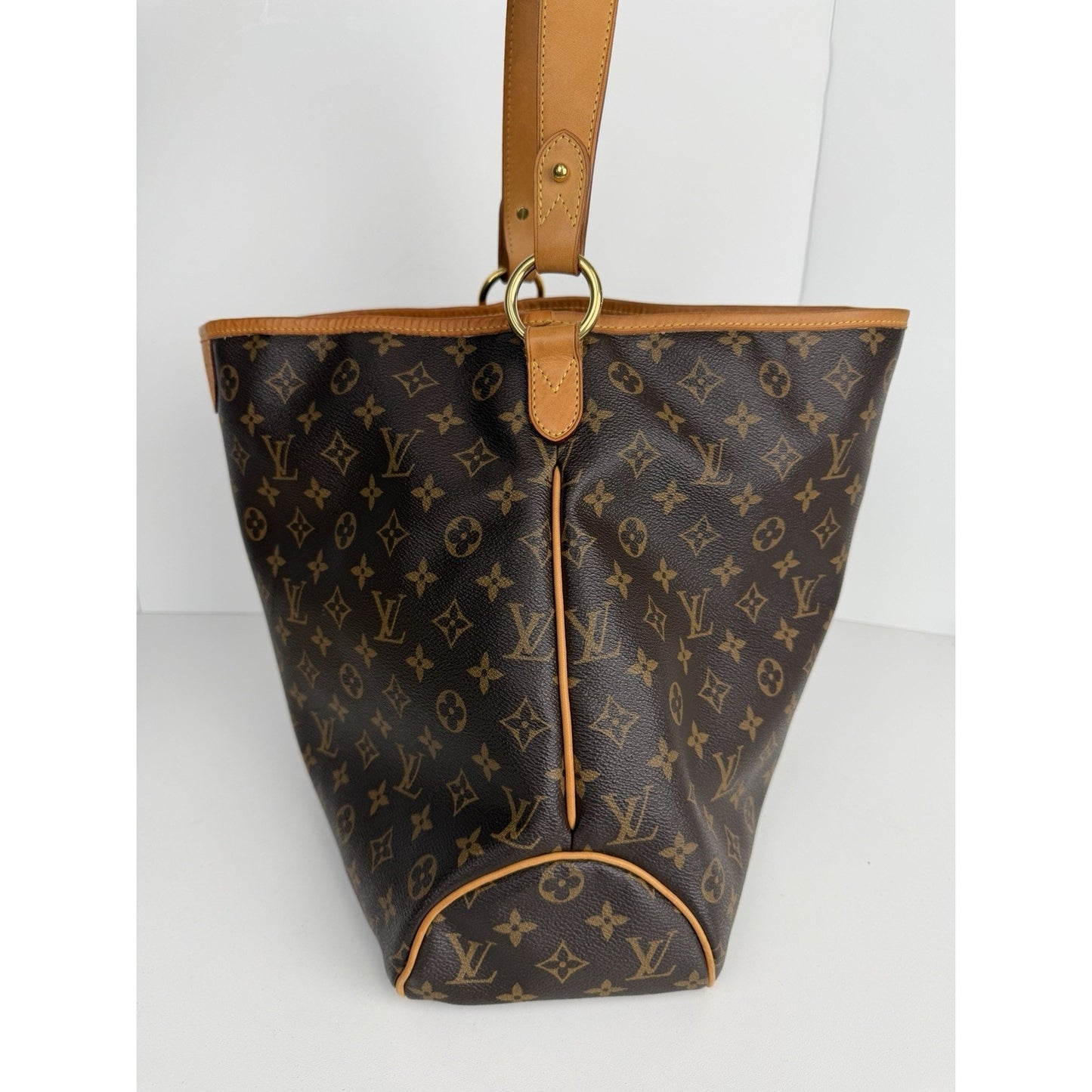 Louis Vuitton Delightful MM Tote Bag in Brown Signature Monogram Canvas 2011 S