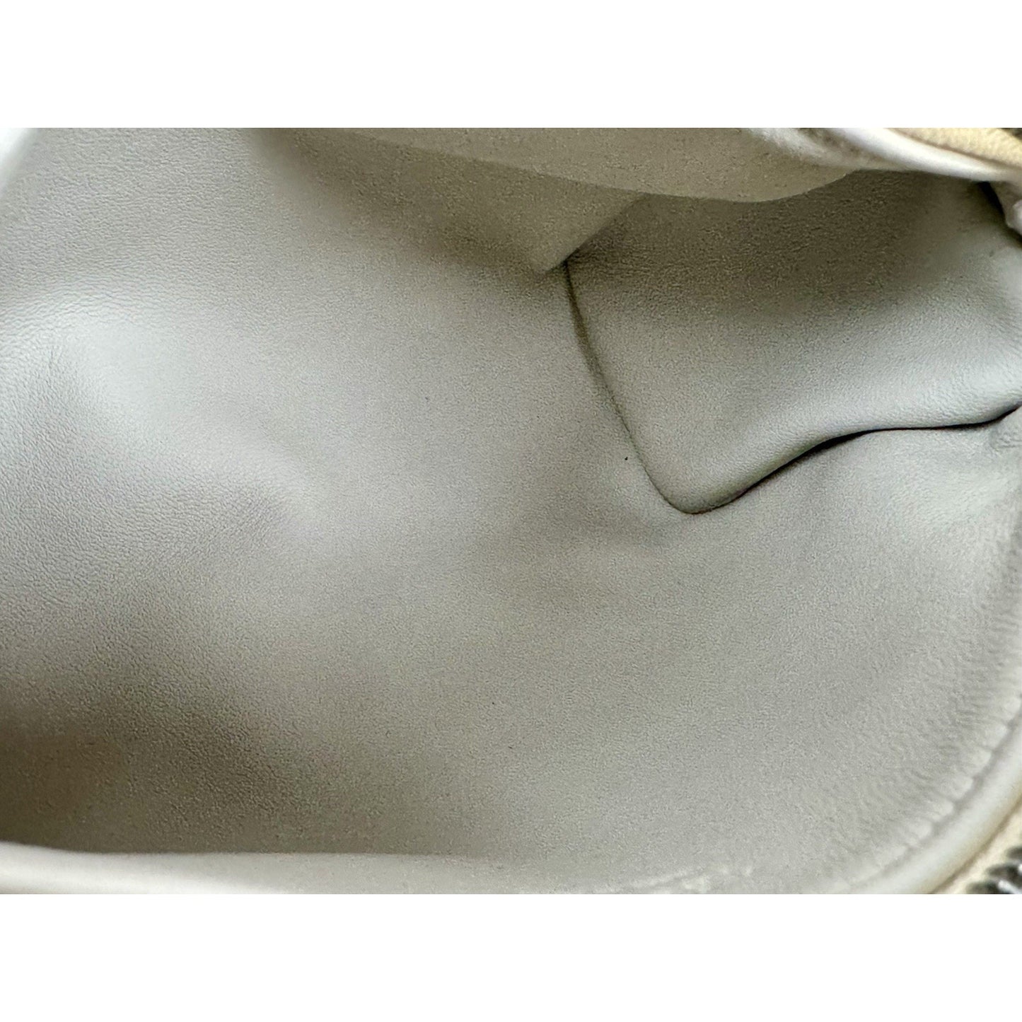 The Row 90s Bag White Leather Silver Hardware