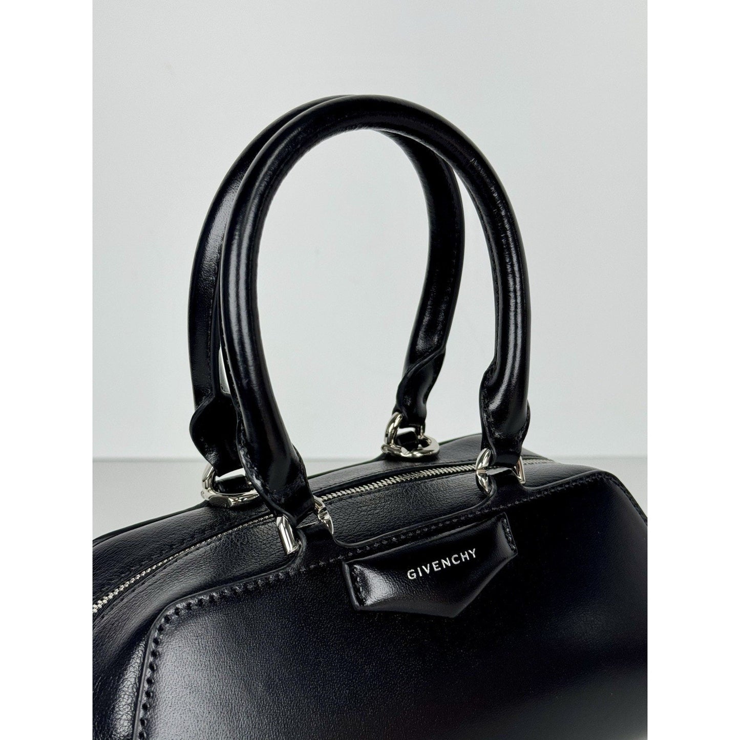 Givenchy Antigona East West Small Bag in Black Leather B-1