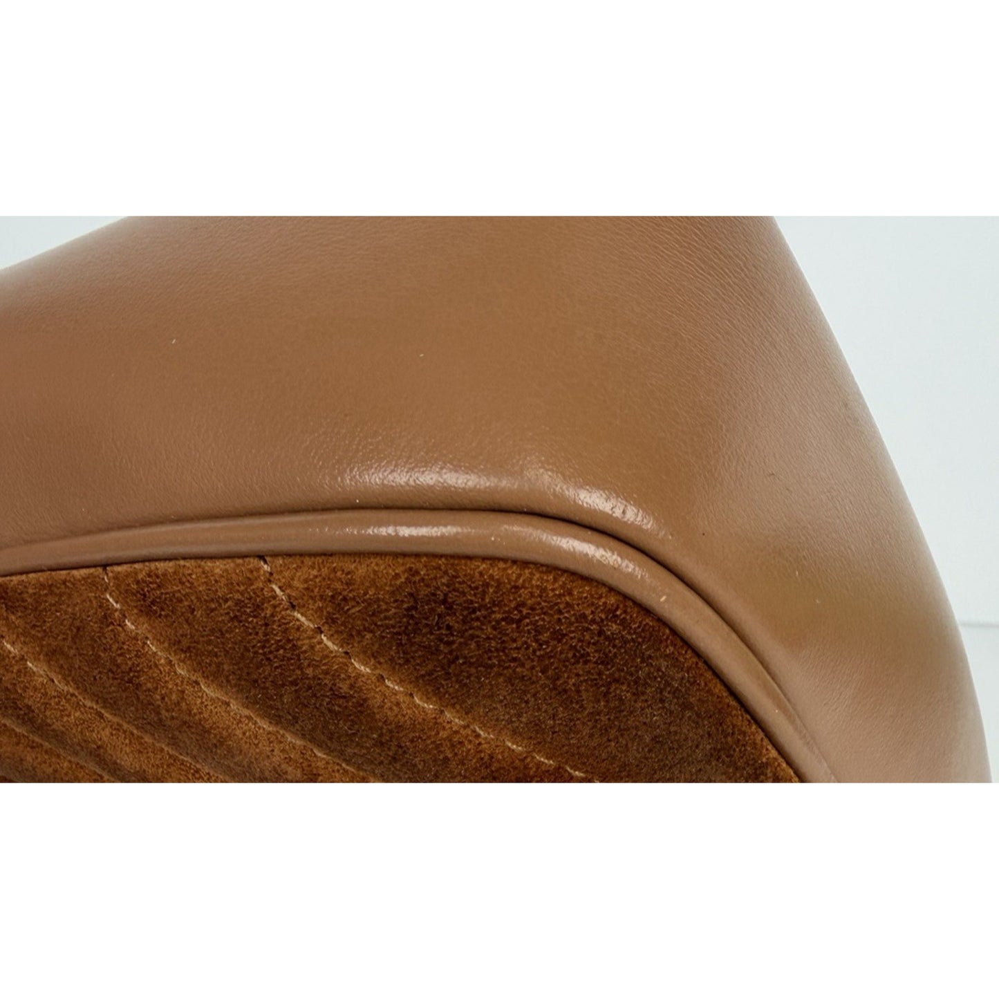 Saint Laurent Lou Camera Bag Medium Matelasse in Brown Suede and Leather S