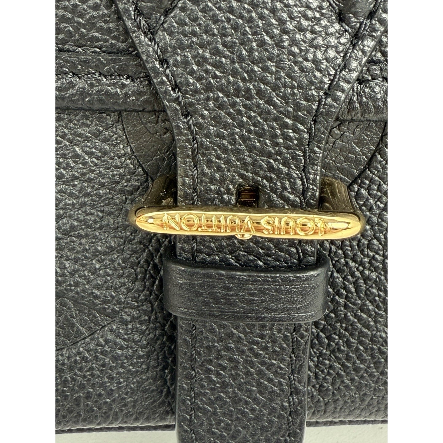 LOUIS VUITTON Empreinte Monogram Giant Diane Black Women’s Shoulder Bag