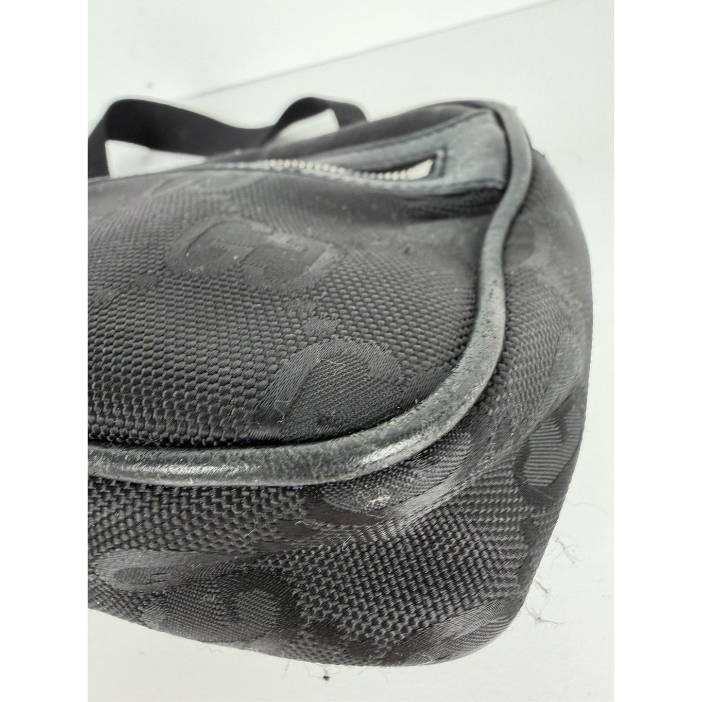 Gucci Off The Grid Belt Bag in Black GG Monogram Nylon S17