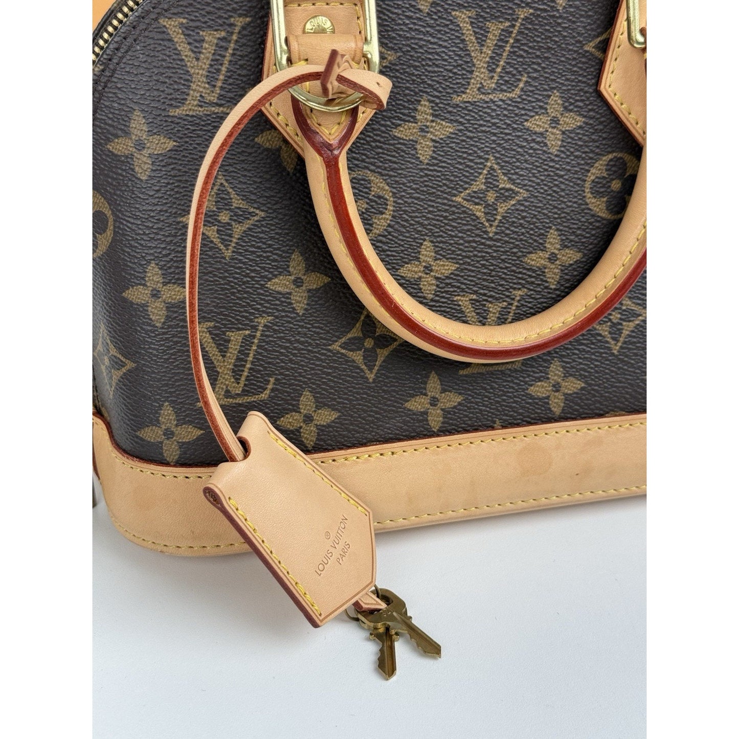 Louis Vuitton LV Monogram Alma BB Top Handle Women's Bag