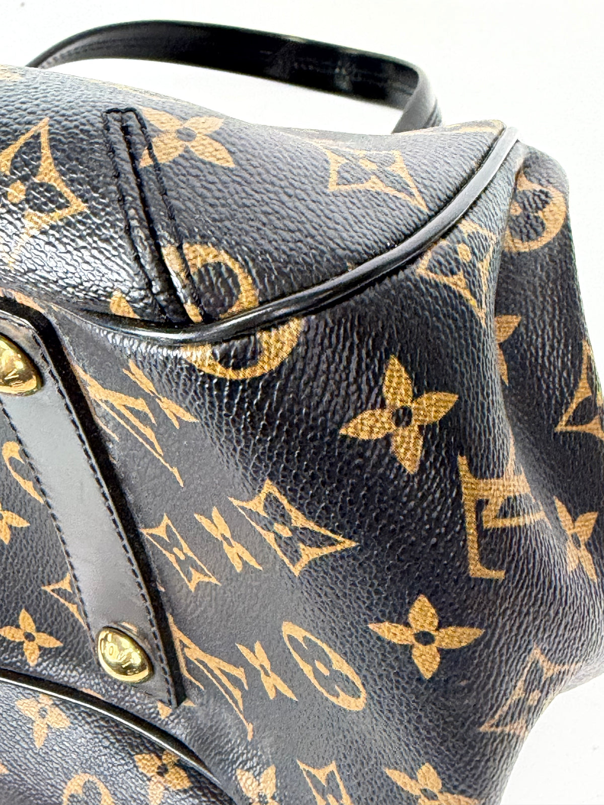 Louis Vuitton Mirage Griet Bag Limited-Edition in Black & Brown LV Monogram Canvas 2007 YS