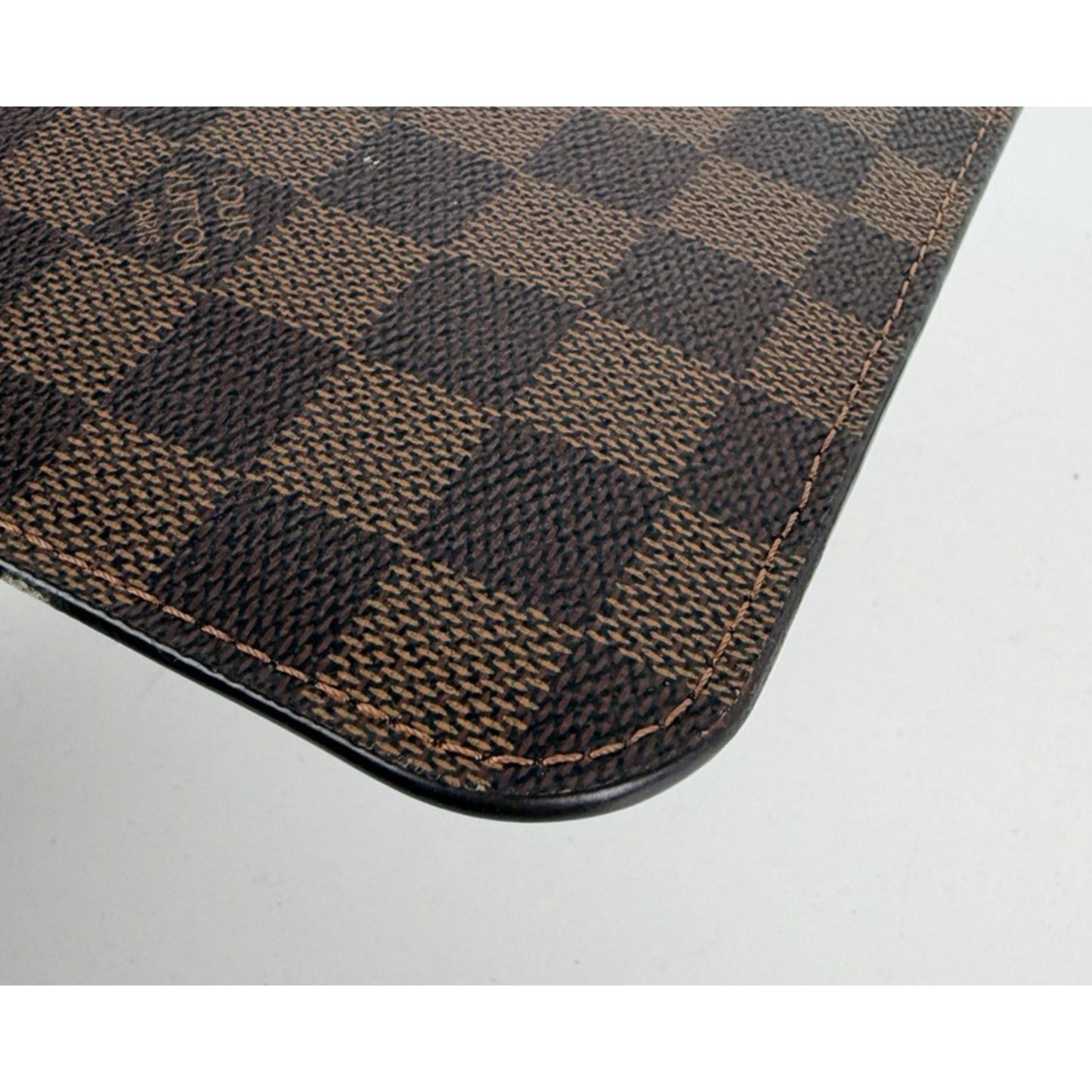 Louis Vuitton Neverfull MM Pochette in Damier Ebene Coated Canvas 2020 K2