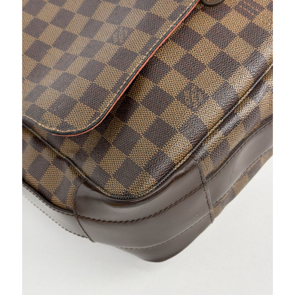 Louis Vuitton Bastille Shoulder Bag in Damier Ebene Brown Coated Canvas 2002 S09