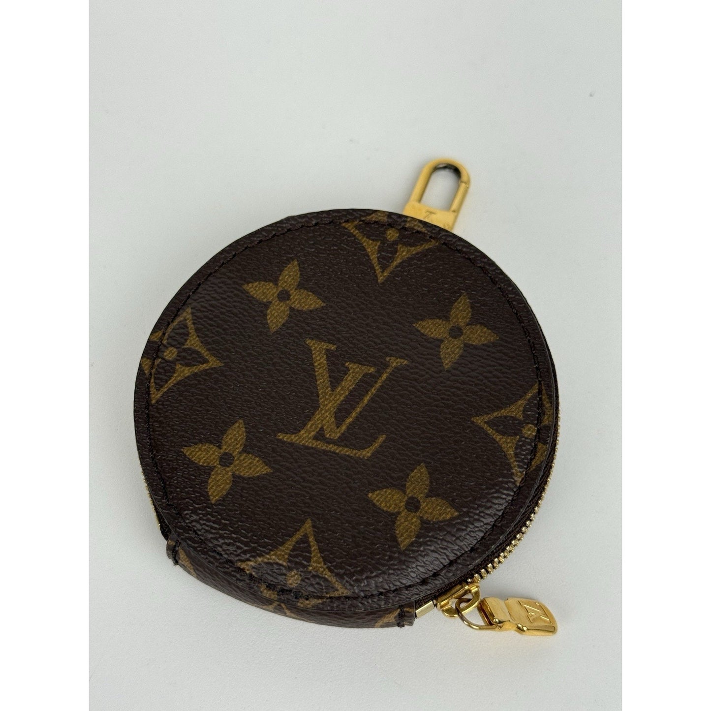 LOUIS VUITTON Multi Pochette Accessoires Brown Canvas Pink Strap Shoulder Bag