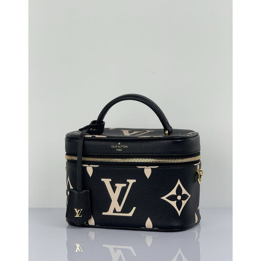 Louis Vuitton Vanity Handbag Bicolor Monogram Empriente Giant PM