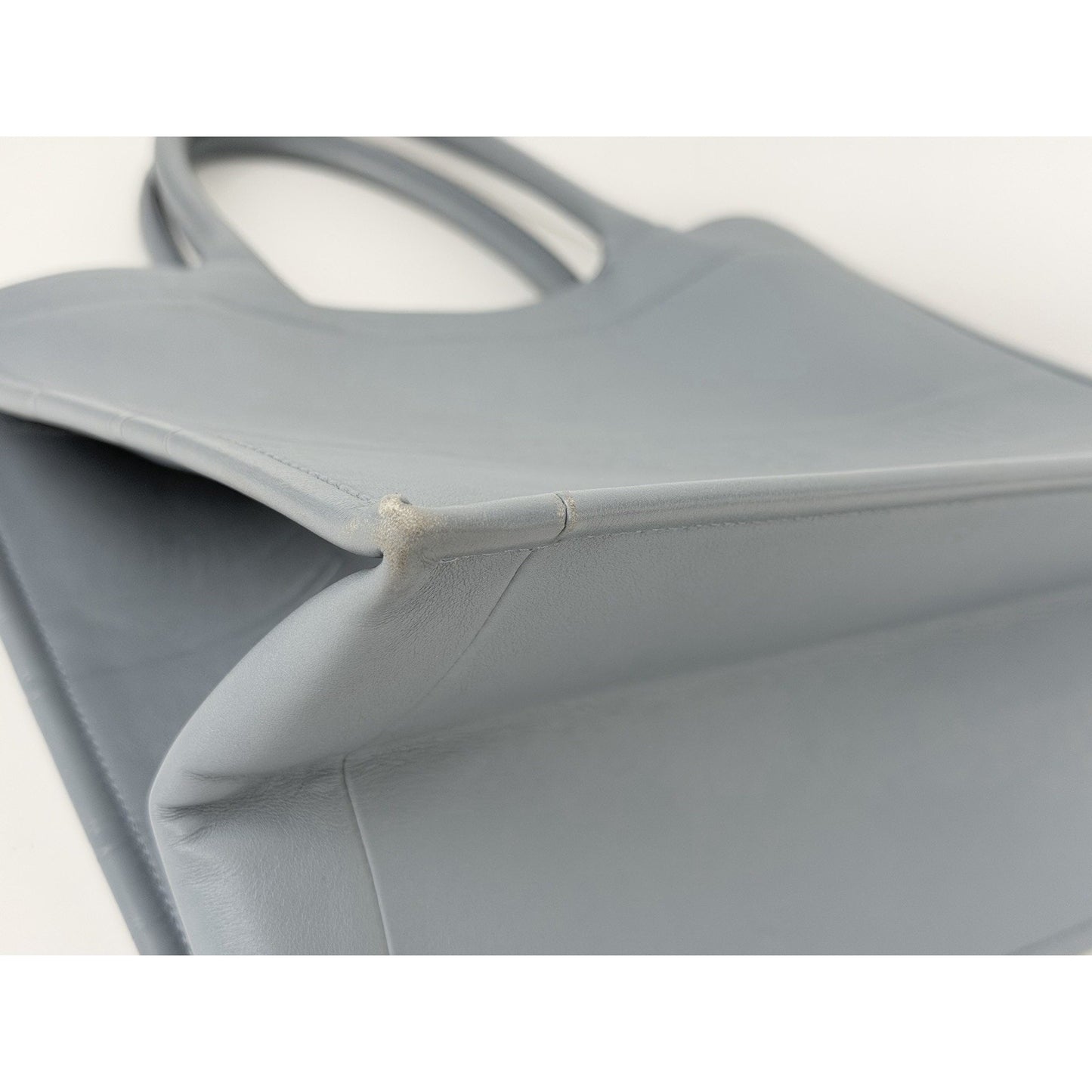 Christian Dior Book Tote Bag Medium in Gray Calfskin Leather 2020 F3