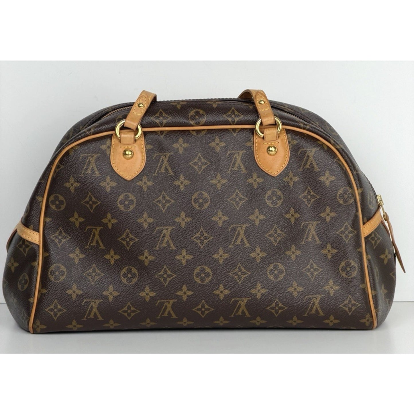 Louis Vuitton Monogram Montorgueil GM Shoulder Bag in Brown Coated Canvas 2012 S