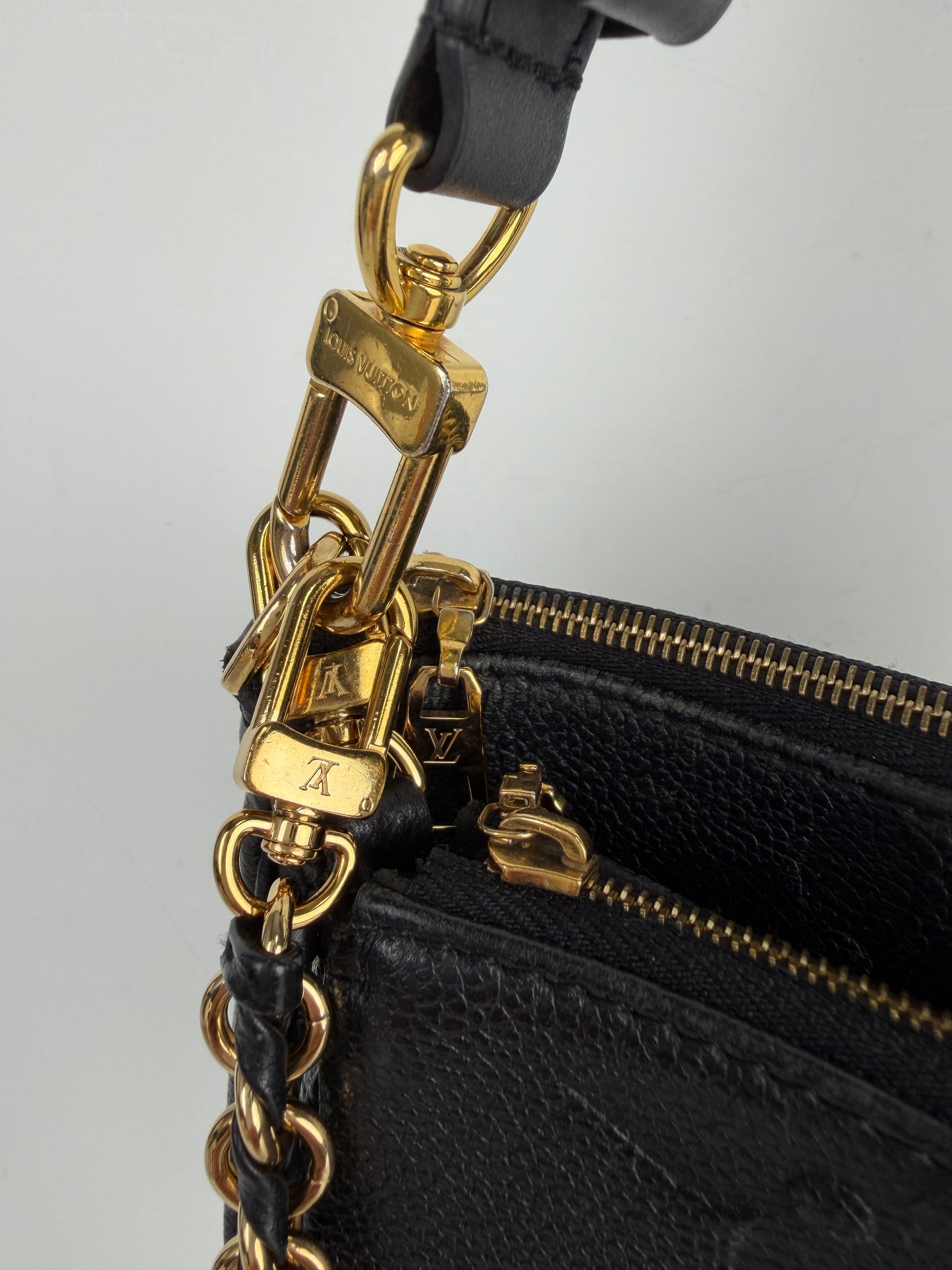 Louis Vuitton Multi Pochette Bag in Black Monogram Empreinte Leather NFC C-9