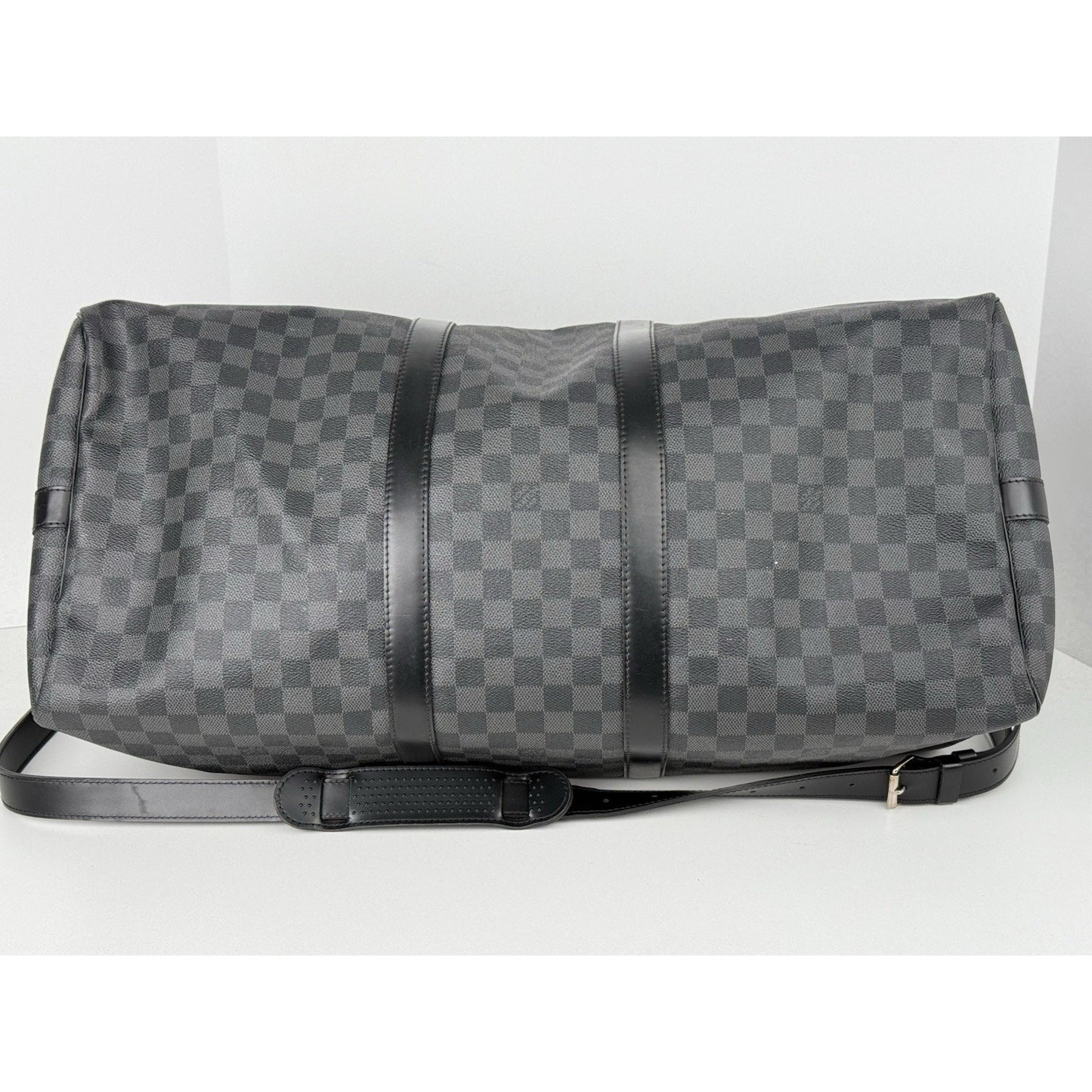 Louis Vuitton Keepall Bandouliere 55 Damier Graphite Duffle Bag