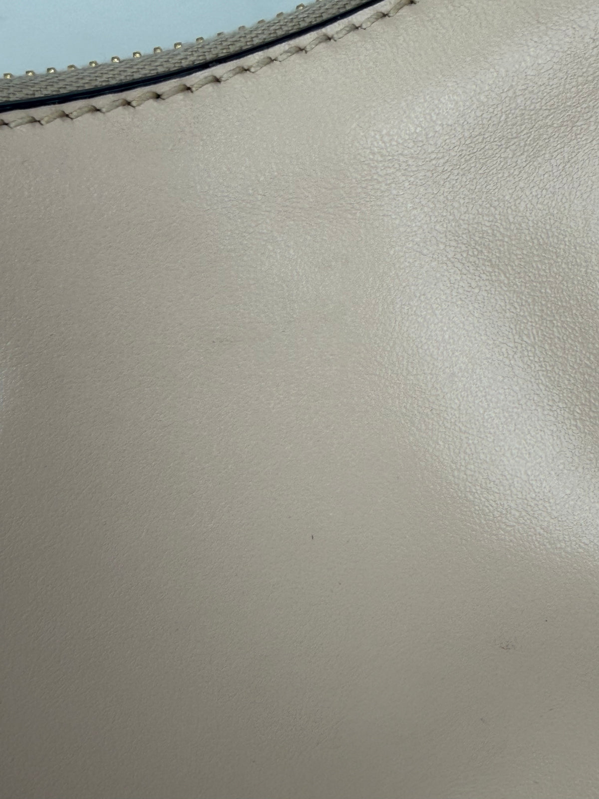 Prada Arque Small Leather Shoulder Bag in Beige Leather YC5