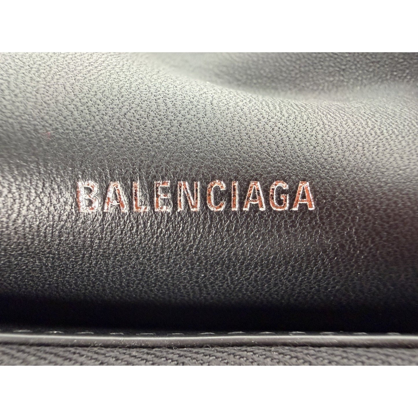 Balenciaga Crush Small Chain Bag in Black Curly Fake Shearling E6