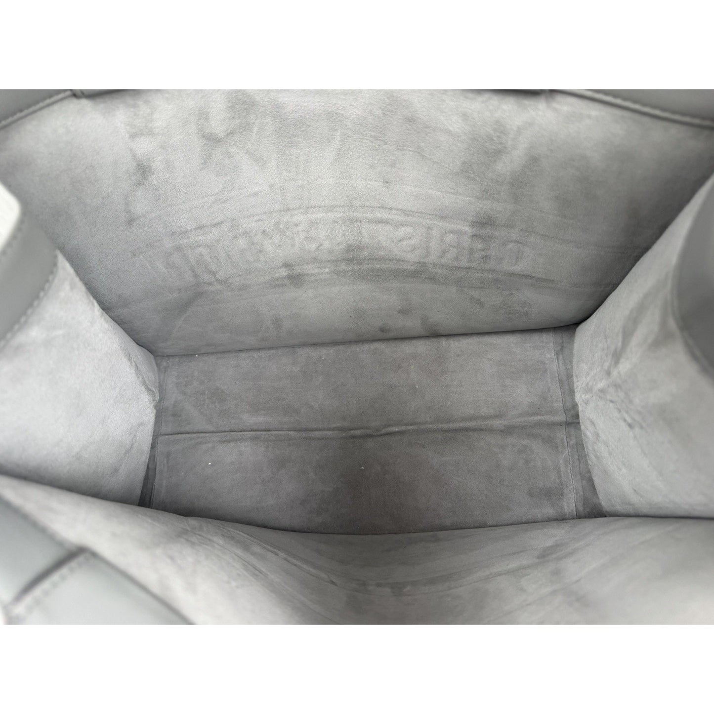Christian Dior Book Tote Bag Medium in Gray Calfskin Leather 2020 S