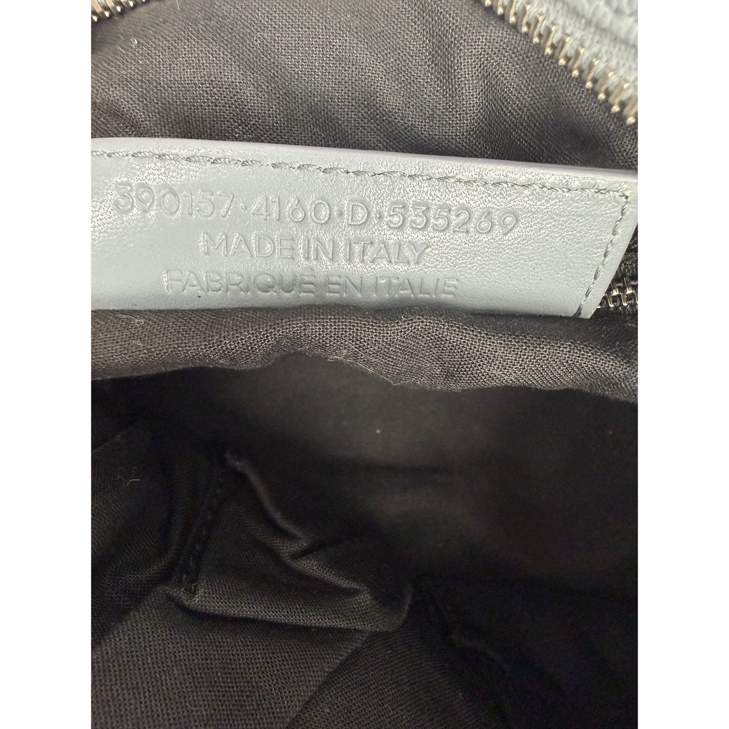 Balenciaga Motocross Classic City Shoulder Bag Medium in Grey Leather S