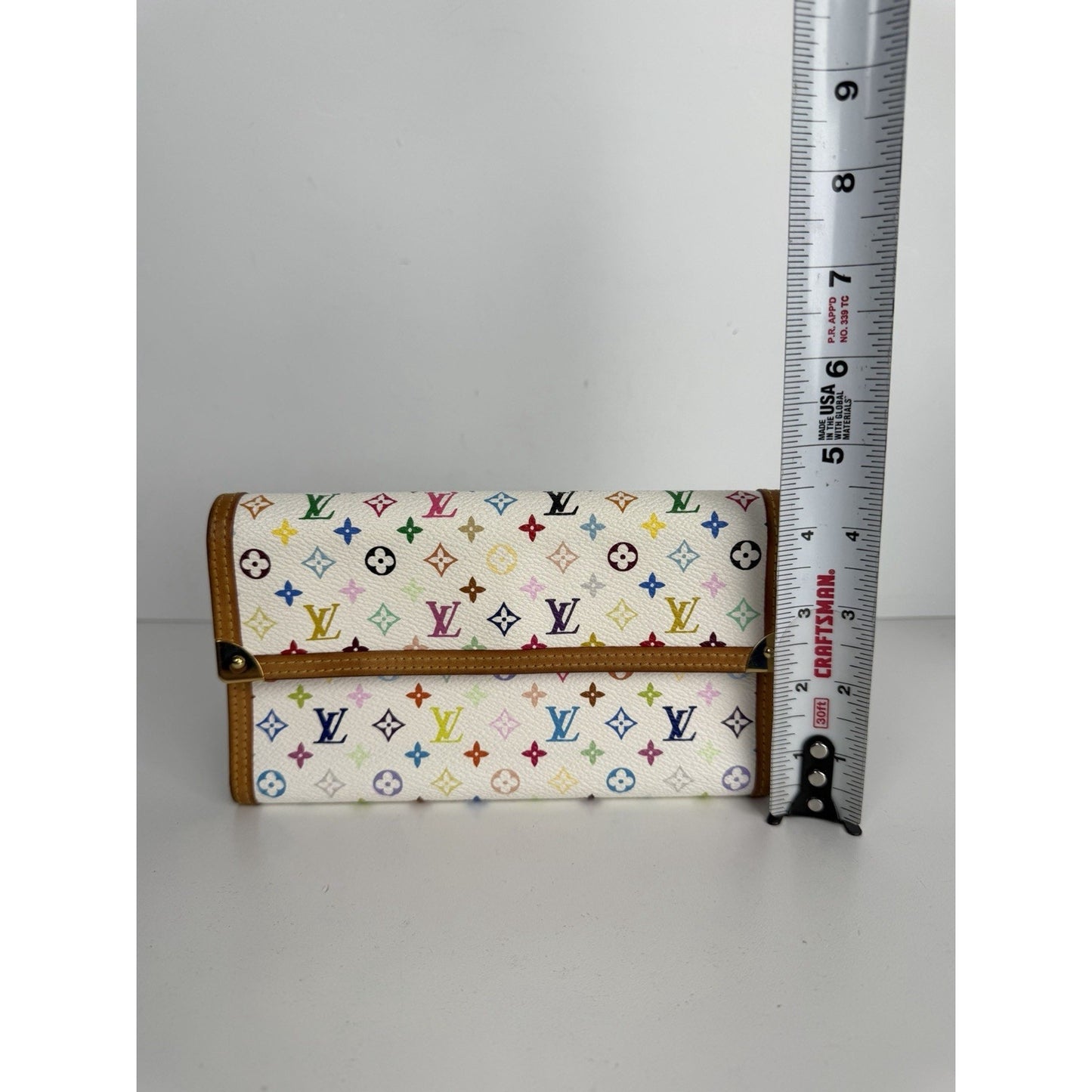 Louis Vuitton Takashi Murakami Multicolor Porte Tresor International Wallet 2003