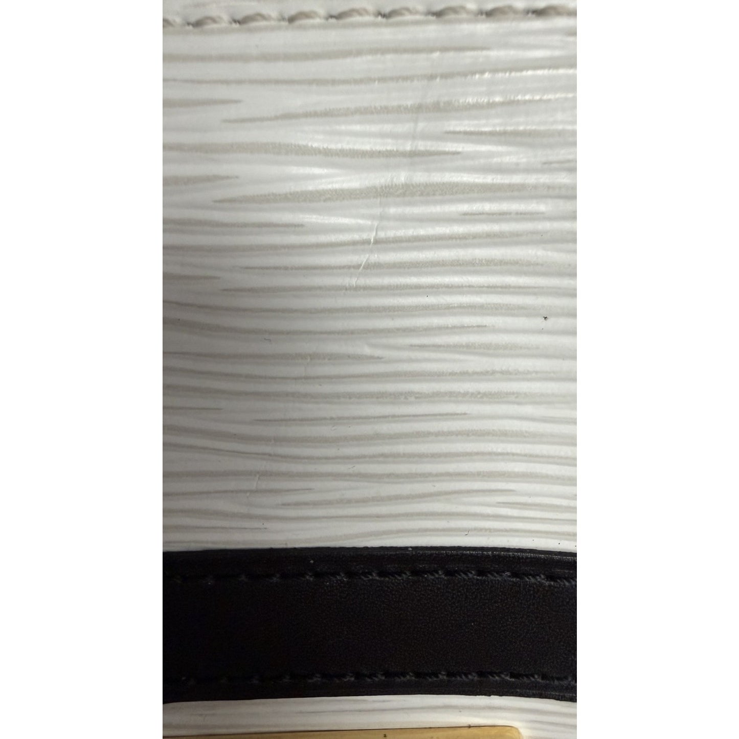 Louis Vuitton Trunk Clutch Crossbody Bag in Black & White Epi Leather NFC C-1