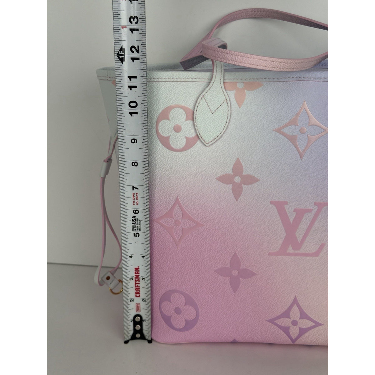 Louis Vuitton Spring in the City Neverfull Bag MM Sunrise Pastel Canvas NFC C5