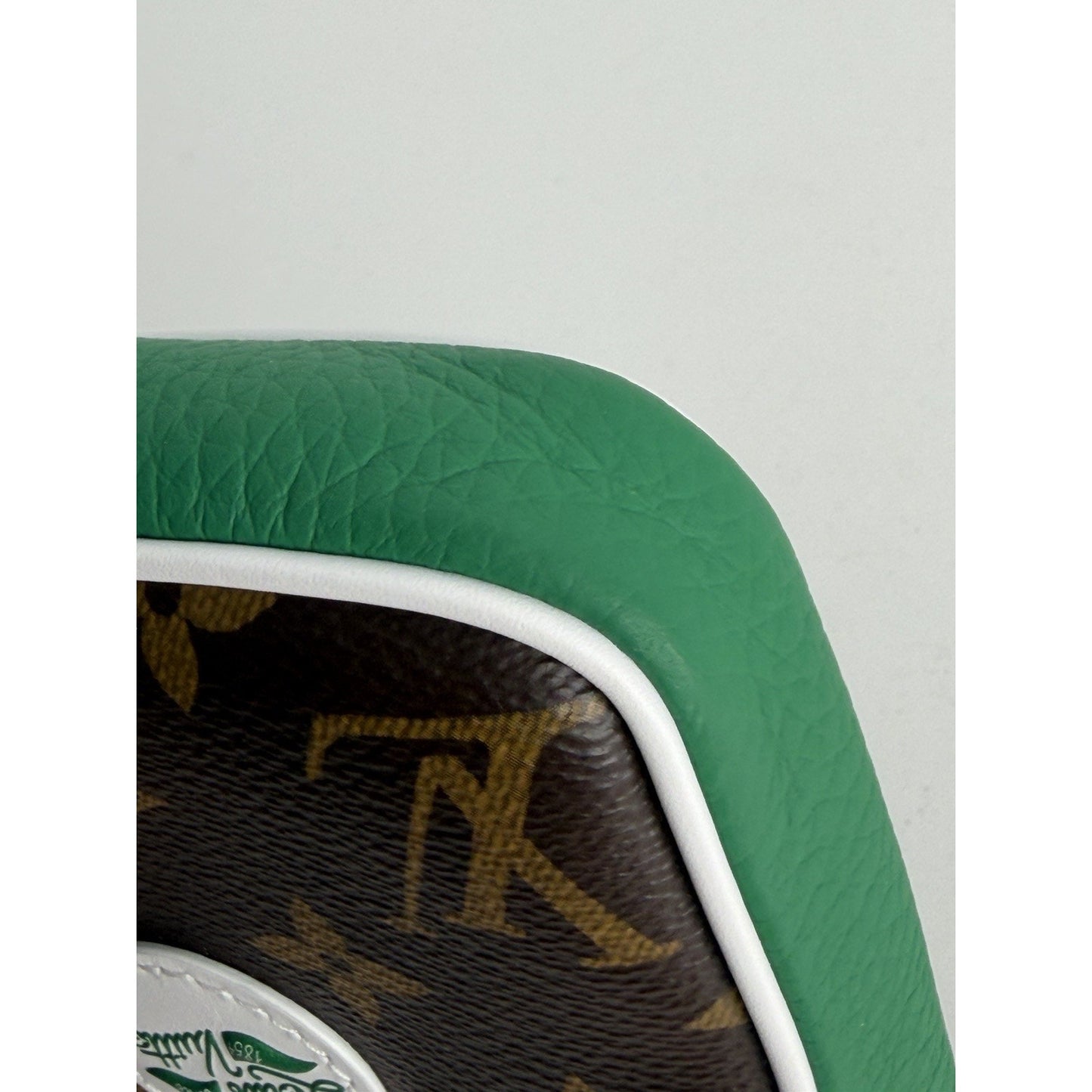 Louis Vuitton Maillet Putter Headcover in Brown Canvas & Green Leather NFC