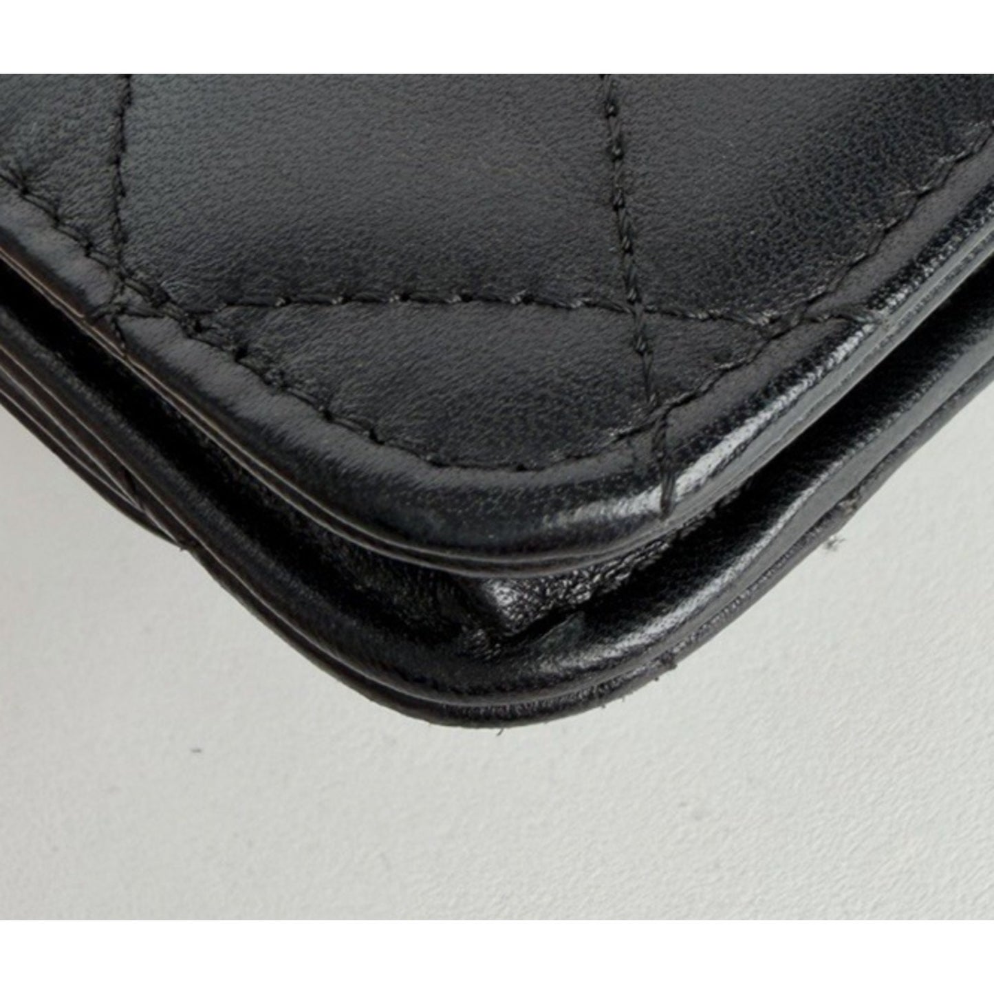 Chanel Trendy CC Wallet Bag on Chain in Black Quilted Lambskin Leather 2019 C3