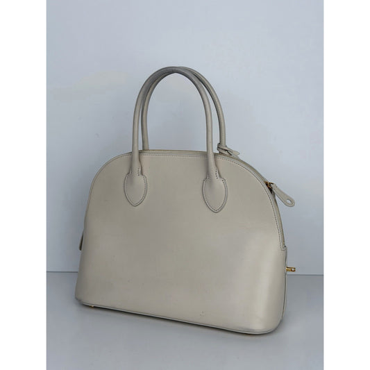 The Row Lady Bag in Ivory Color Leather D2