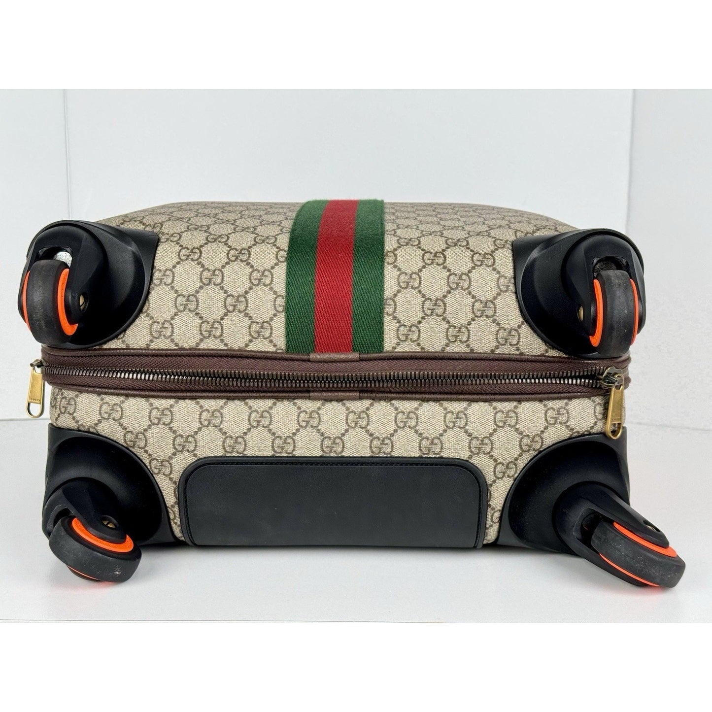 Gucci Savoy Small Cabin Trolley Beige Ebony GG Supreme Canvas