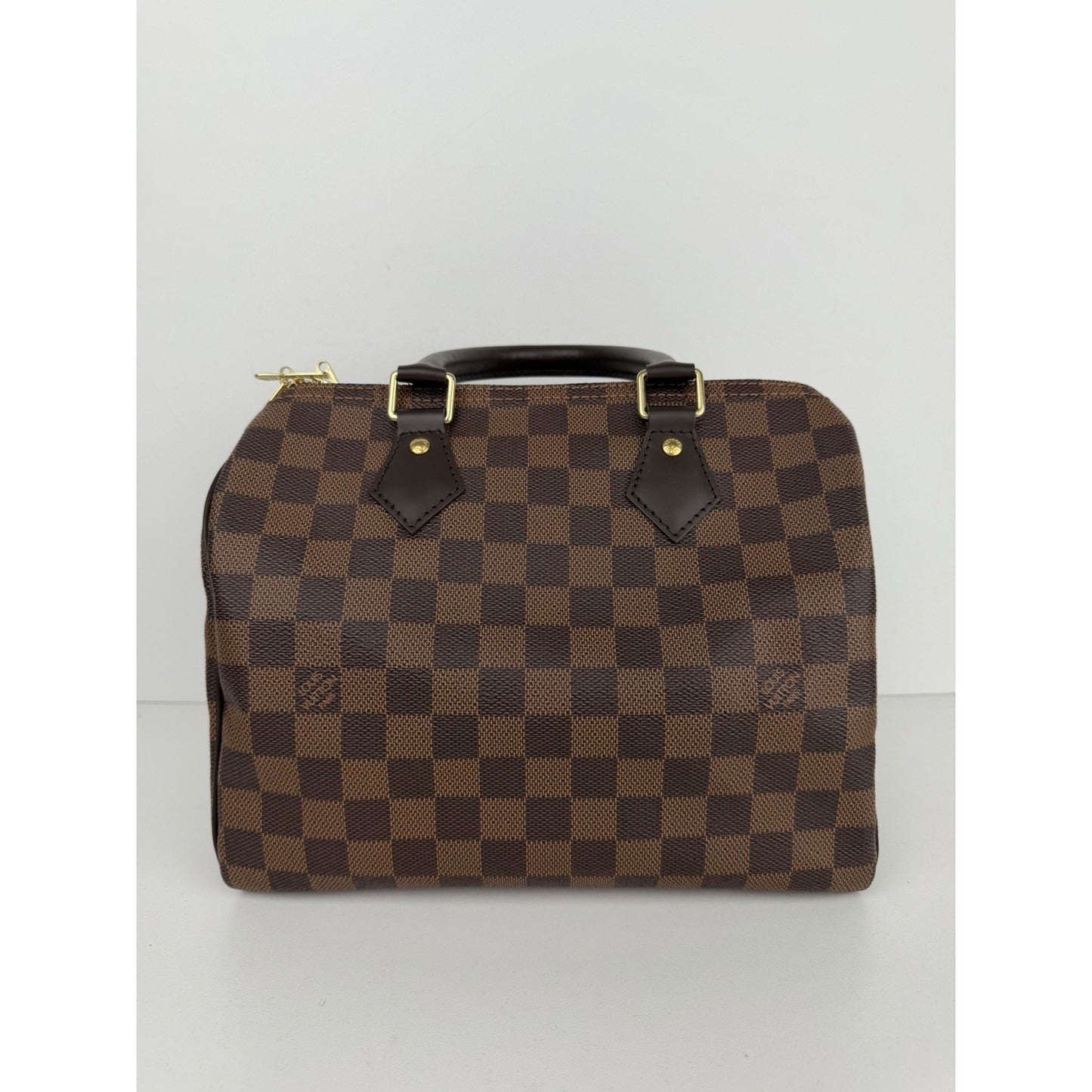 Louis Vuitton Speedy Bandouliere 25 Handbag in Damier Ebene Coated Canvas NFC F1