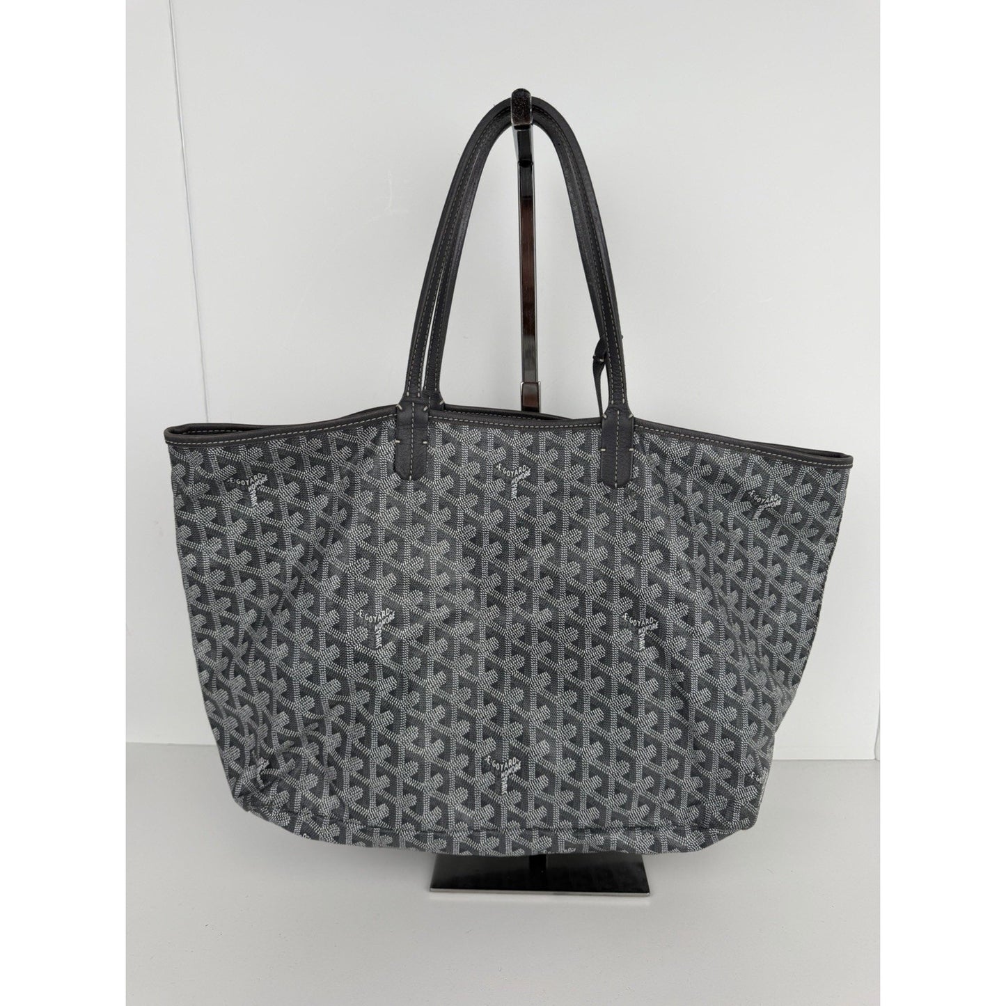 Goyard Saint Louis Tote Bag PM in Grey Goyardine Coated Canvas B-4