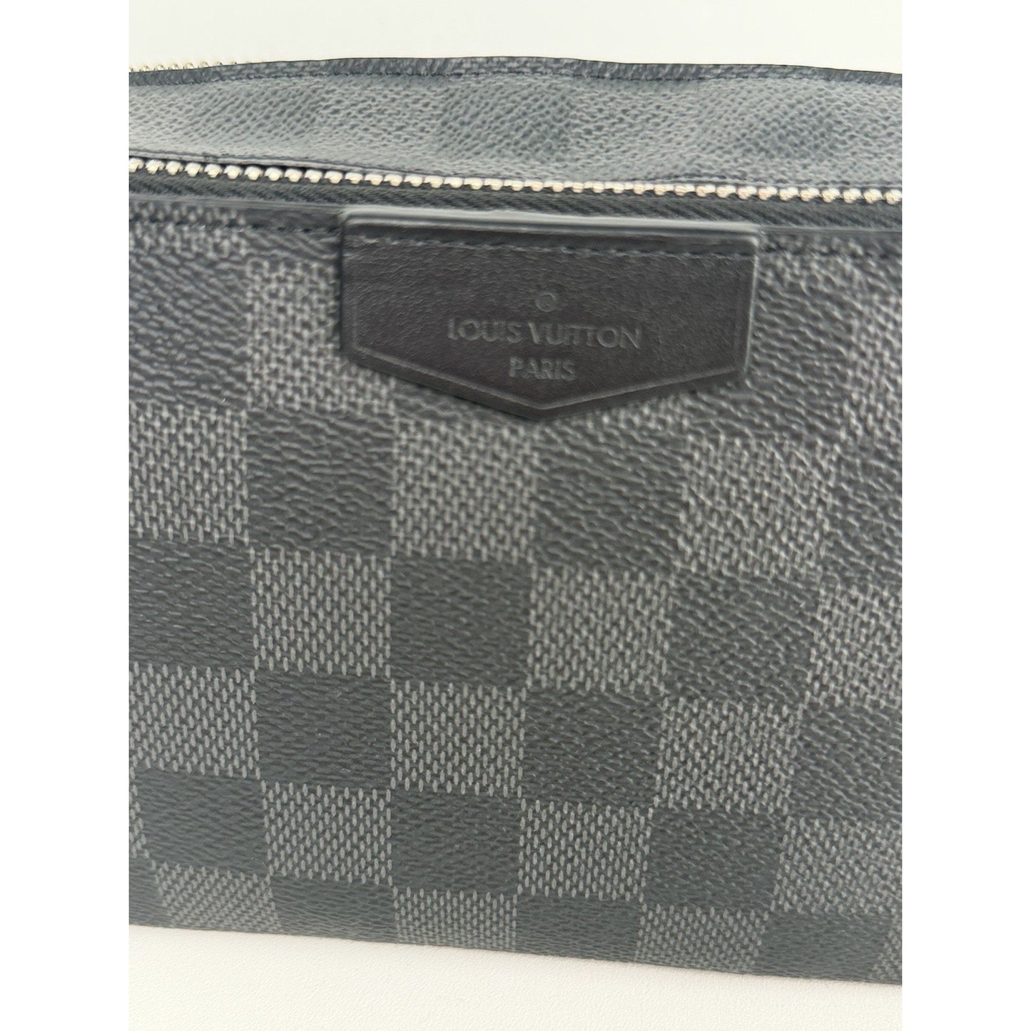 LOUIS VUITTON Damier Graphite Alpha Wearable Wallet Crossbody Bag NFC