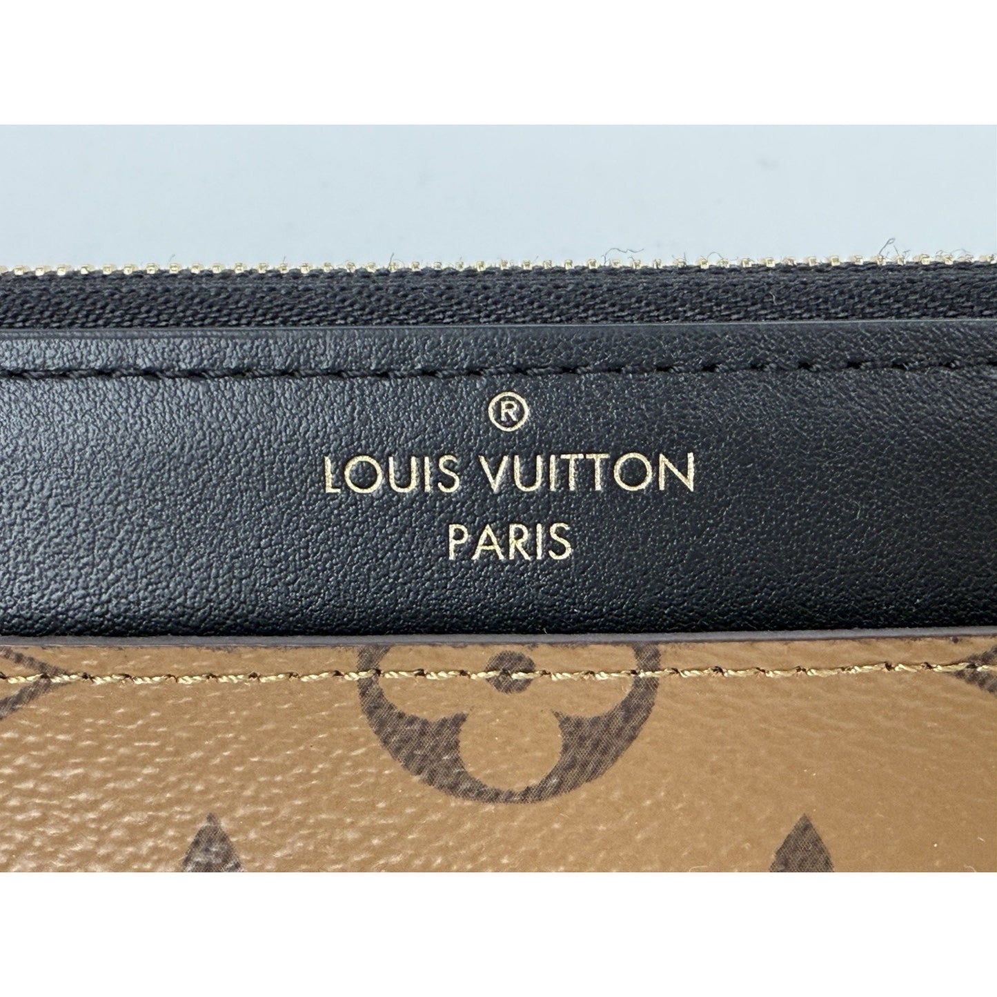 Louis Vuitton Monogram Reverse Slim Purse