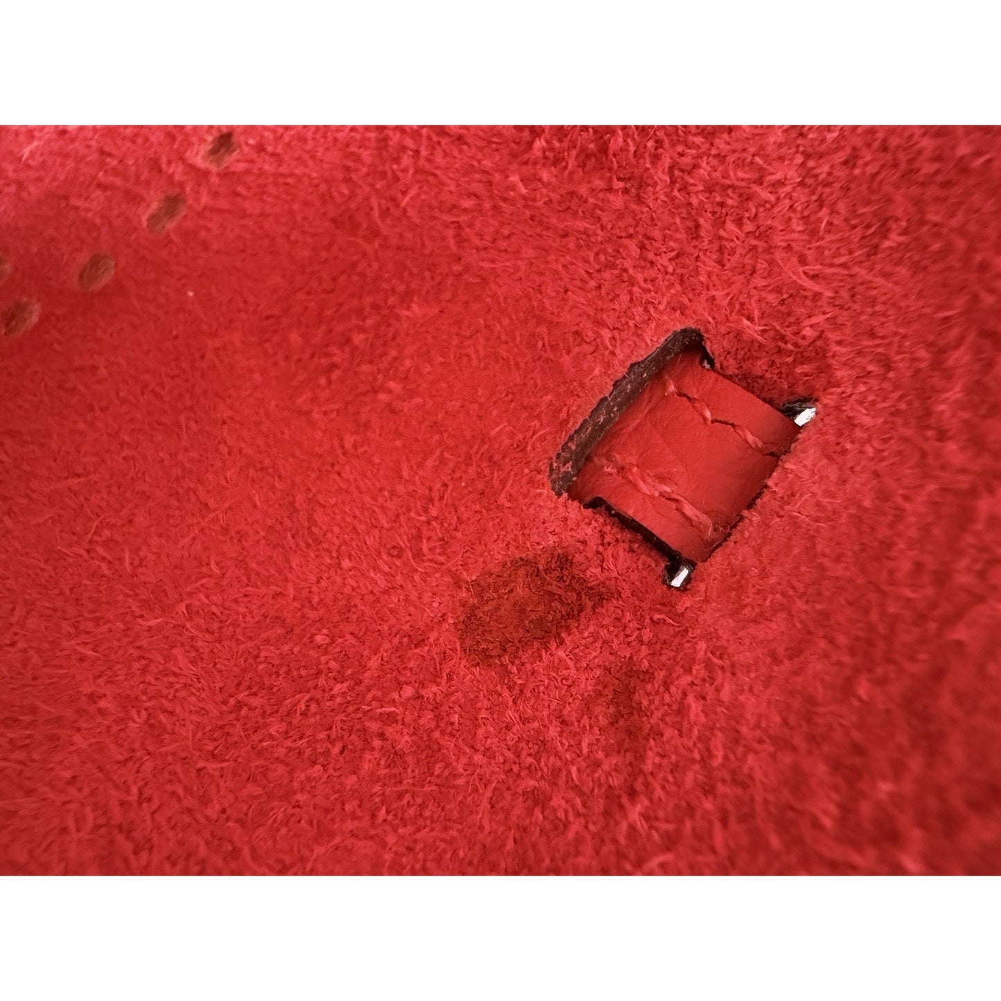 Hermes Evelyne TPM 16 Bag in Red Taurillon Clemence Leather 2015 C1